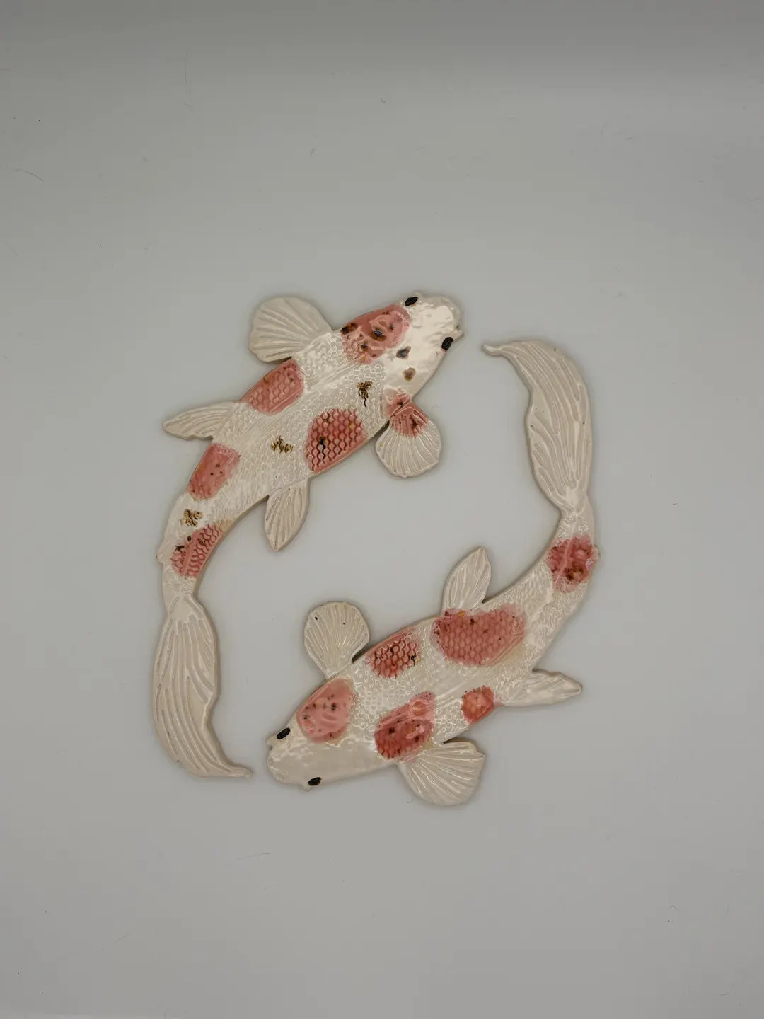 Ceramic Mosaic Koi Floor Tile (mottled Raspberry) (1) - Etsy | Etsy (US)