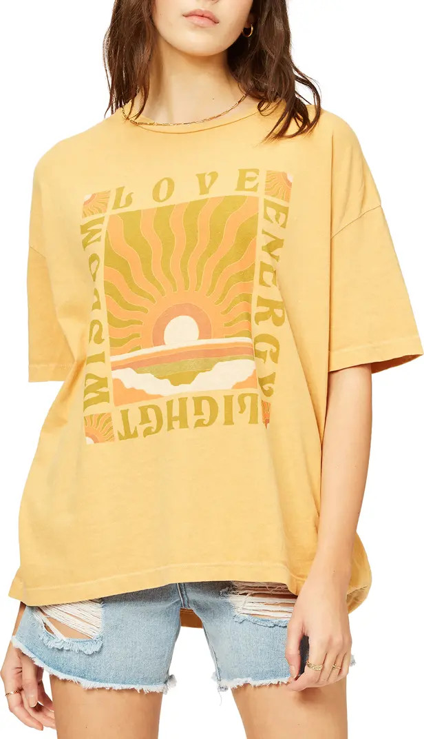 Billabong Love & Light Boyfriend Cotton Graphic Tee | Nordstrom | Nordstrom
