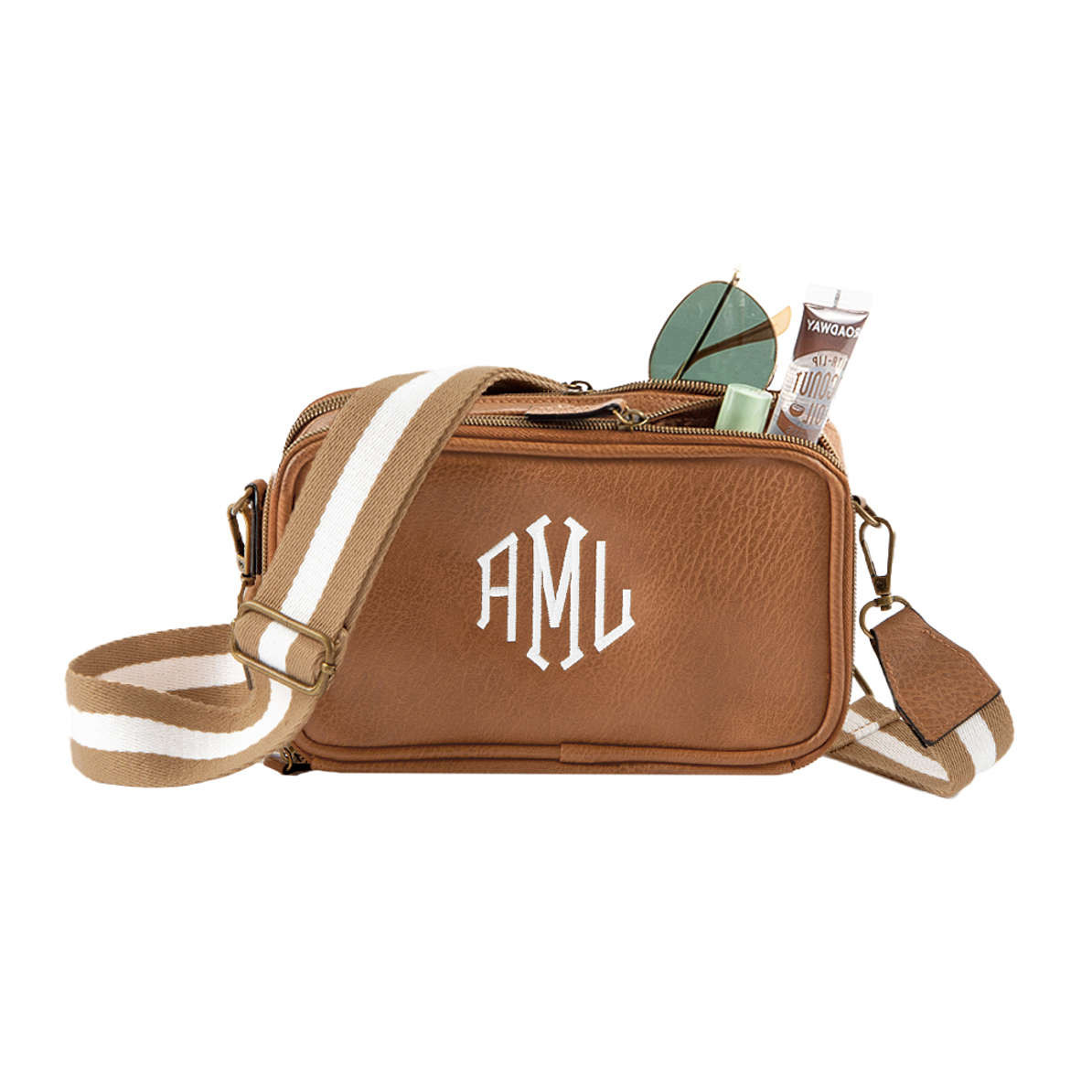Monogrammed Crossbody Camera Bag | Marleylilly