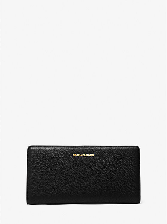 Bryant Large Pebbled Leather Snap-Front Wallet | Michael Kors US