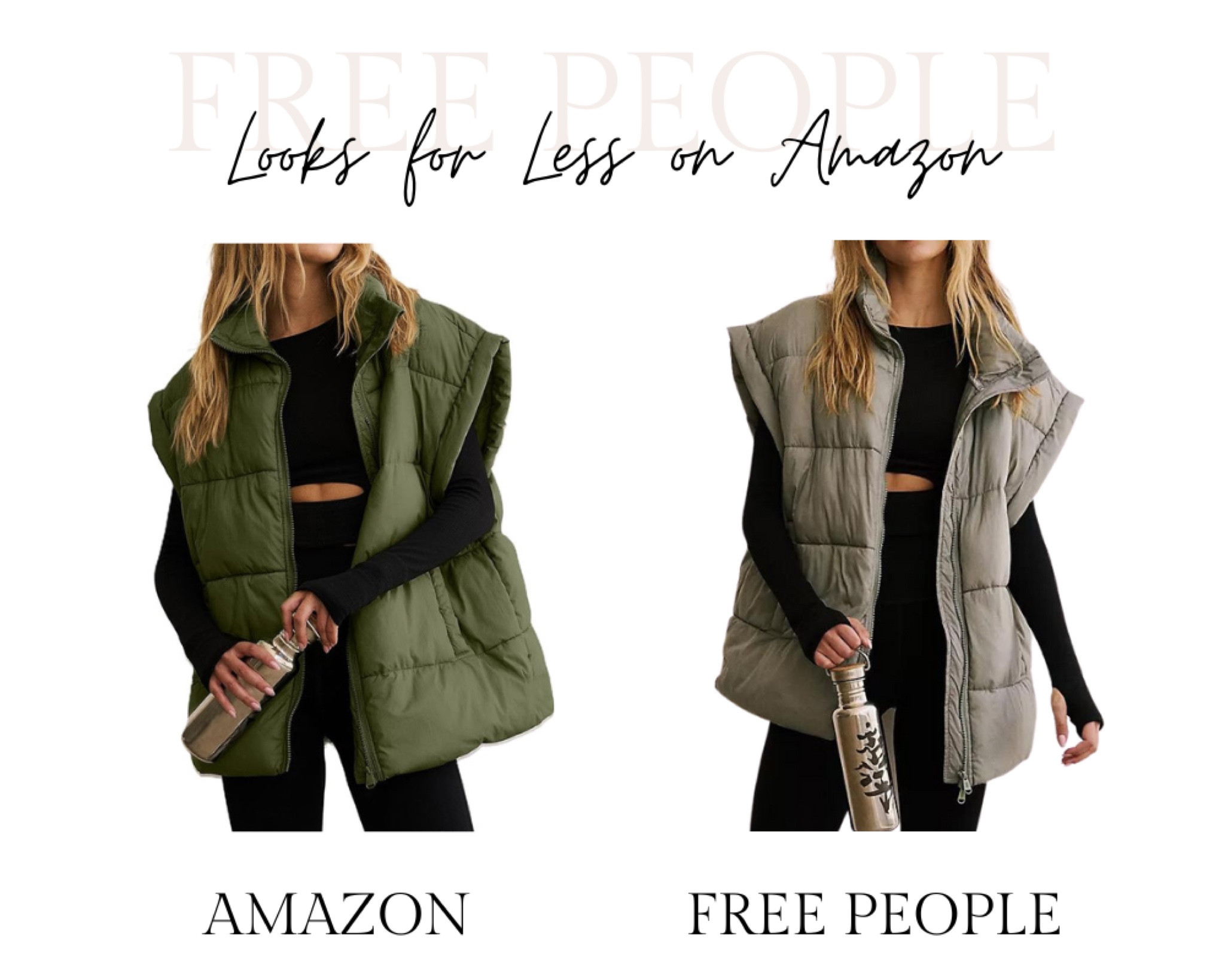 Free People dupe on Amazon!
.
.
.
In a bubble puffer vest dupe

#LTKU #LTKfindsunder50 #LTKstyletip