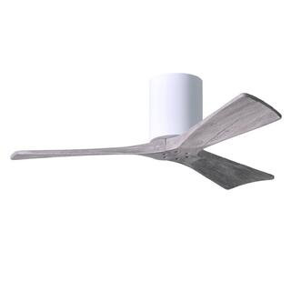 Atlas Irene 42 in. Indoor/Outdoor Gloss White Ceiling Fan with Remote Control and Wall Control IR... | The Home Depot