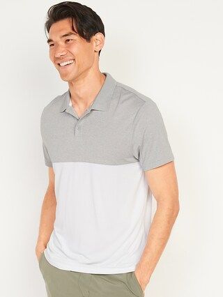 Moisture-Wicking Color-Block Pro Polo Shirt for Men | Old Navy (US)