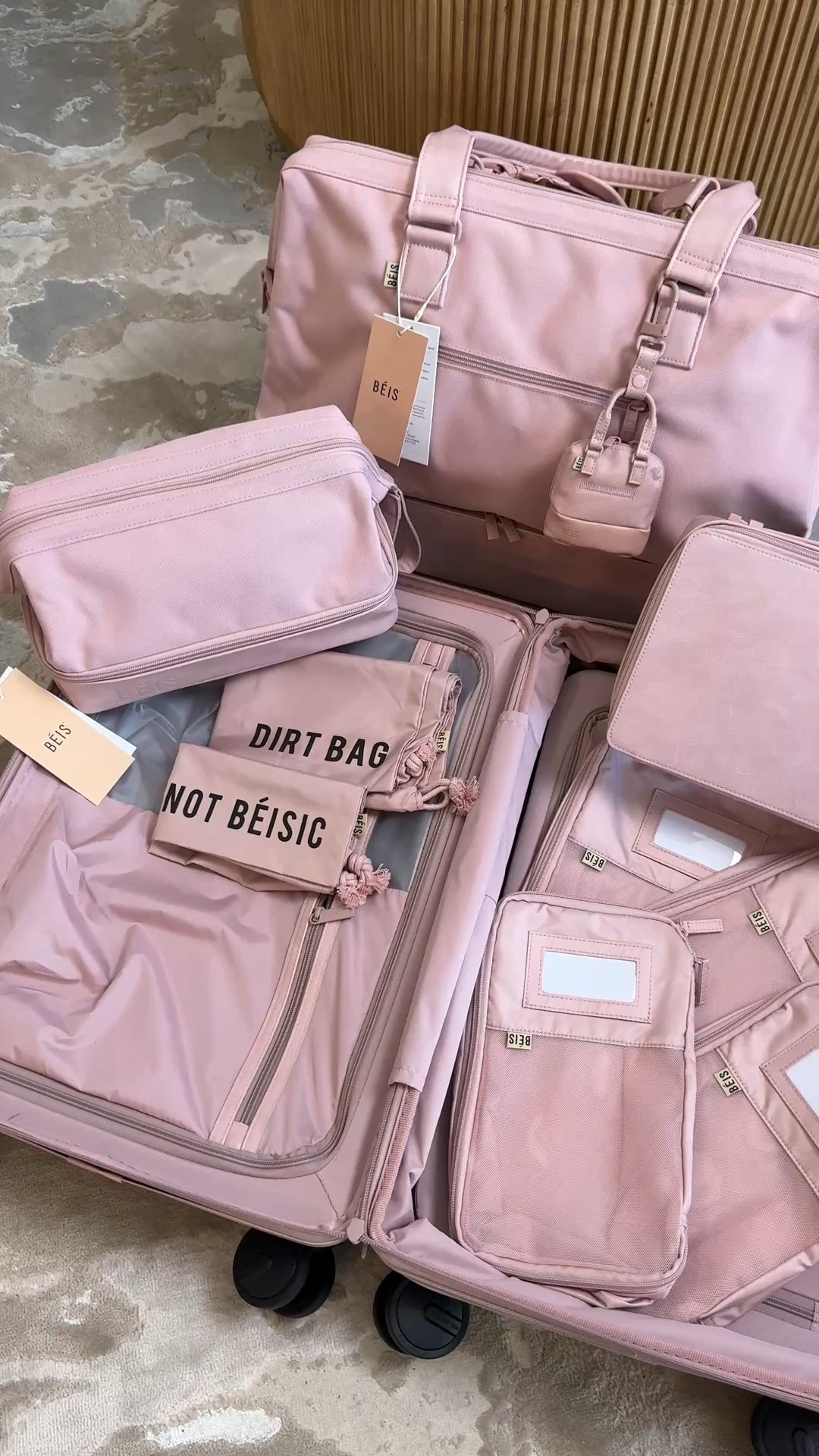 Beis Spring Luggage 🌸
Tagging all these pieces. 

#LTKootd #LTKmomlife #LTKgrwm