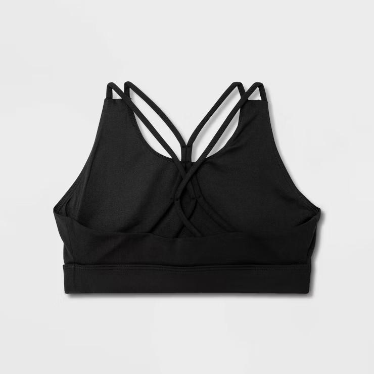 Girls' Microfiber Bra - All in Motion™ Black | Target