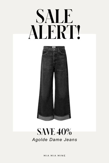 Net-a-porter sale picks - save an extra 15% off Agolde dame jeans 

#LTKSeasonal #LTKSaleAlert #LTKStyleTip