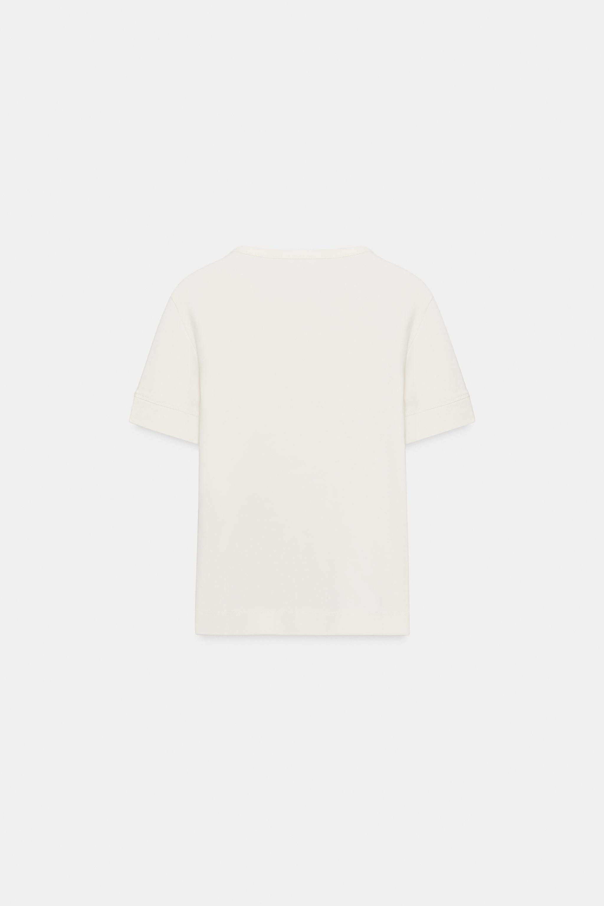 RIBBED BUTTON T-SHIRT | Zara US
