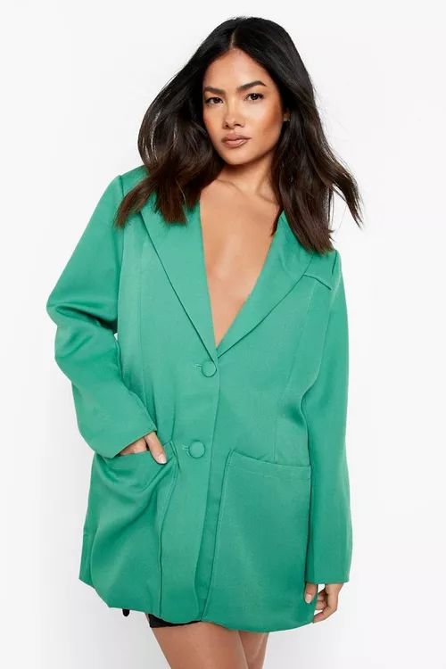 Mix & Match Brights Super Oversized Blazer | Boohoo.com (US & CA)