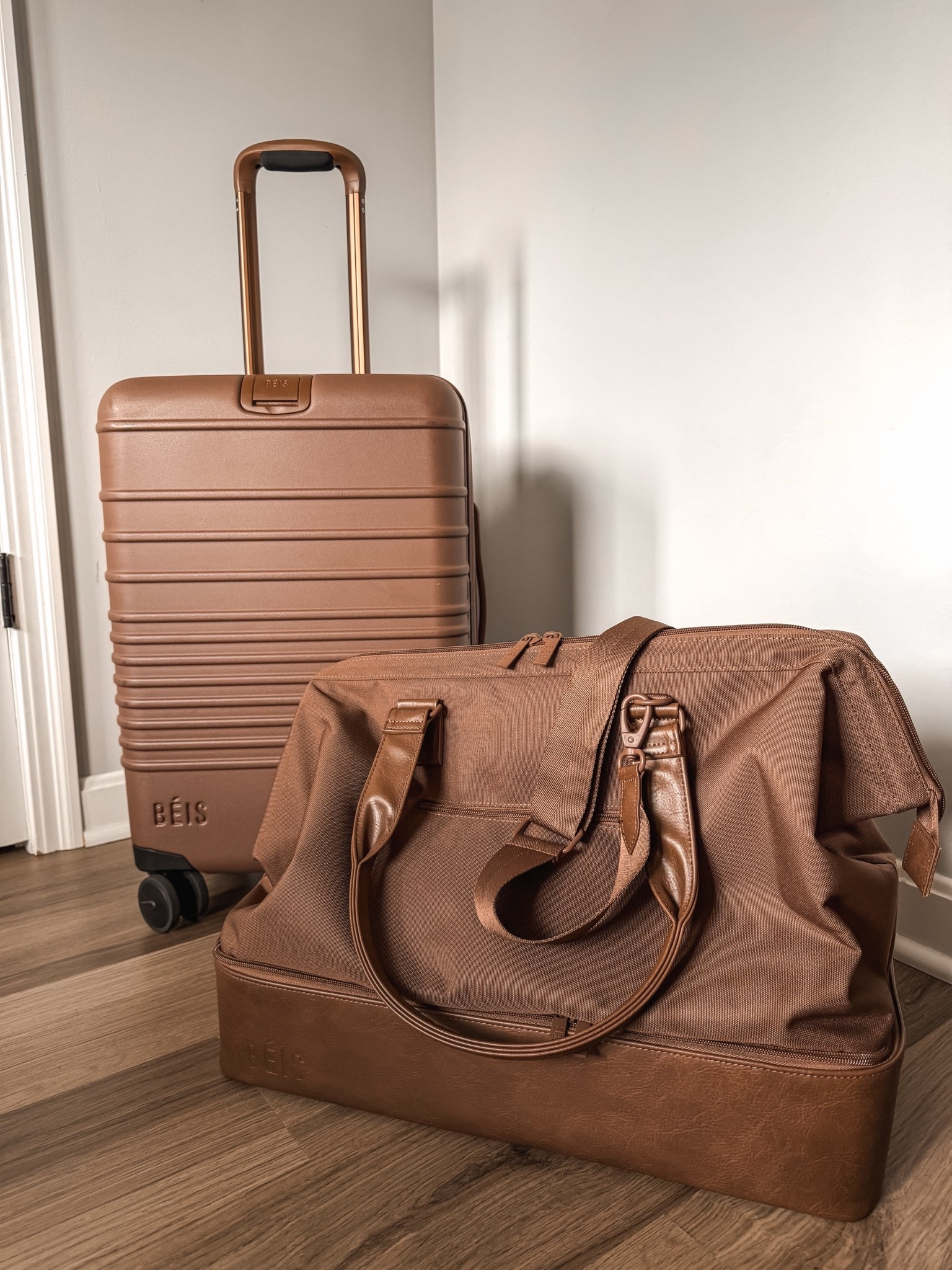 BÉIS is having up to 25% off their starter sets for Memorial Day!! This is just one of the sets — the carry on & weekender bag in the Maple 🤎 Great for a quick weekend trip!

#LTKSaleAlert #LTKTravel