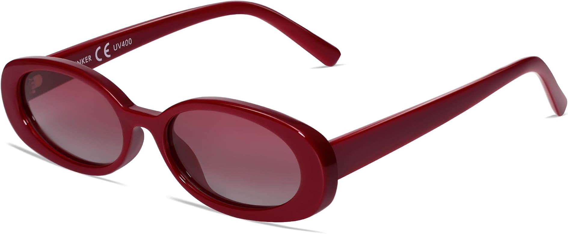 VANLINKER Polarized Retro Oval Sunglasses for Women and Men Small 90s Style VL9580 | Amazon (US)