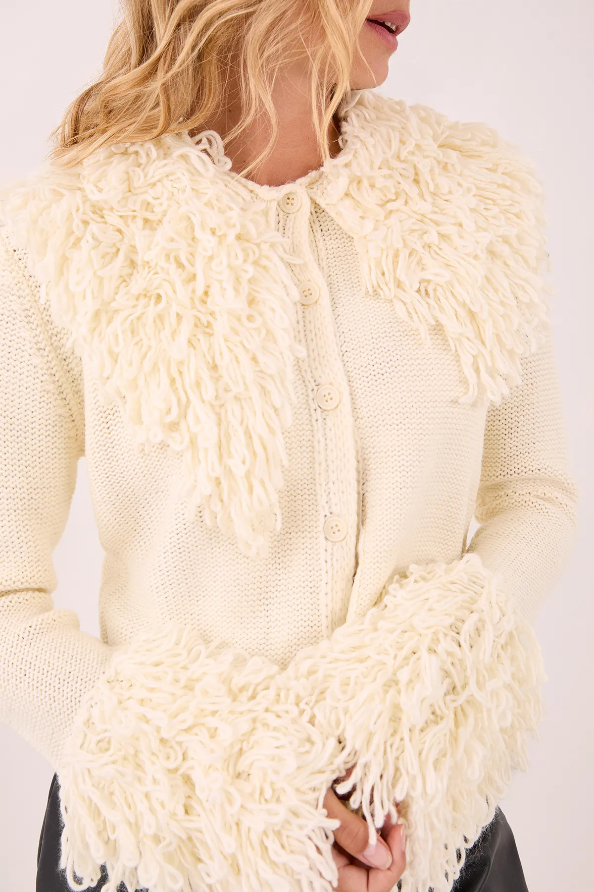 Jumpers & Cardigans | Loopy Trim Collared Cardigan | NastyGal | NastyGal UK