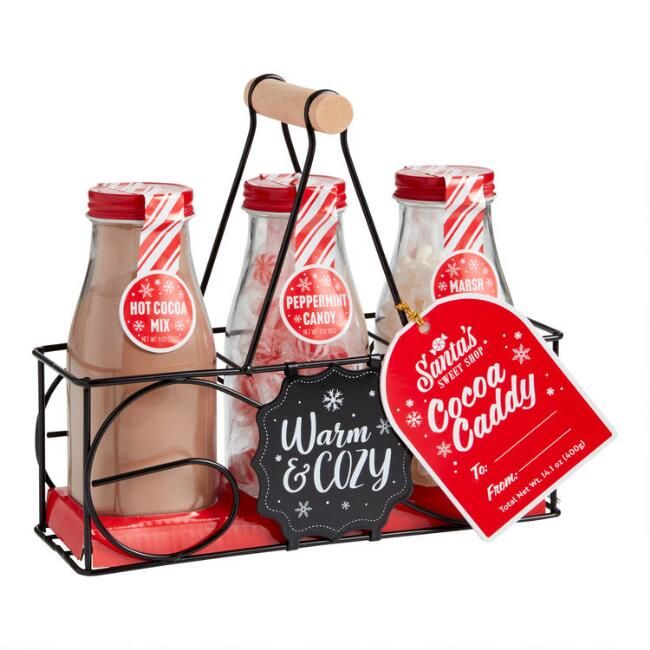 Cozy Hot Cocoa Caddy Set | World Market