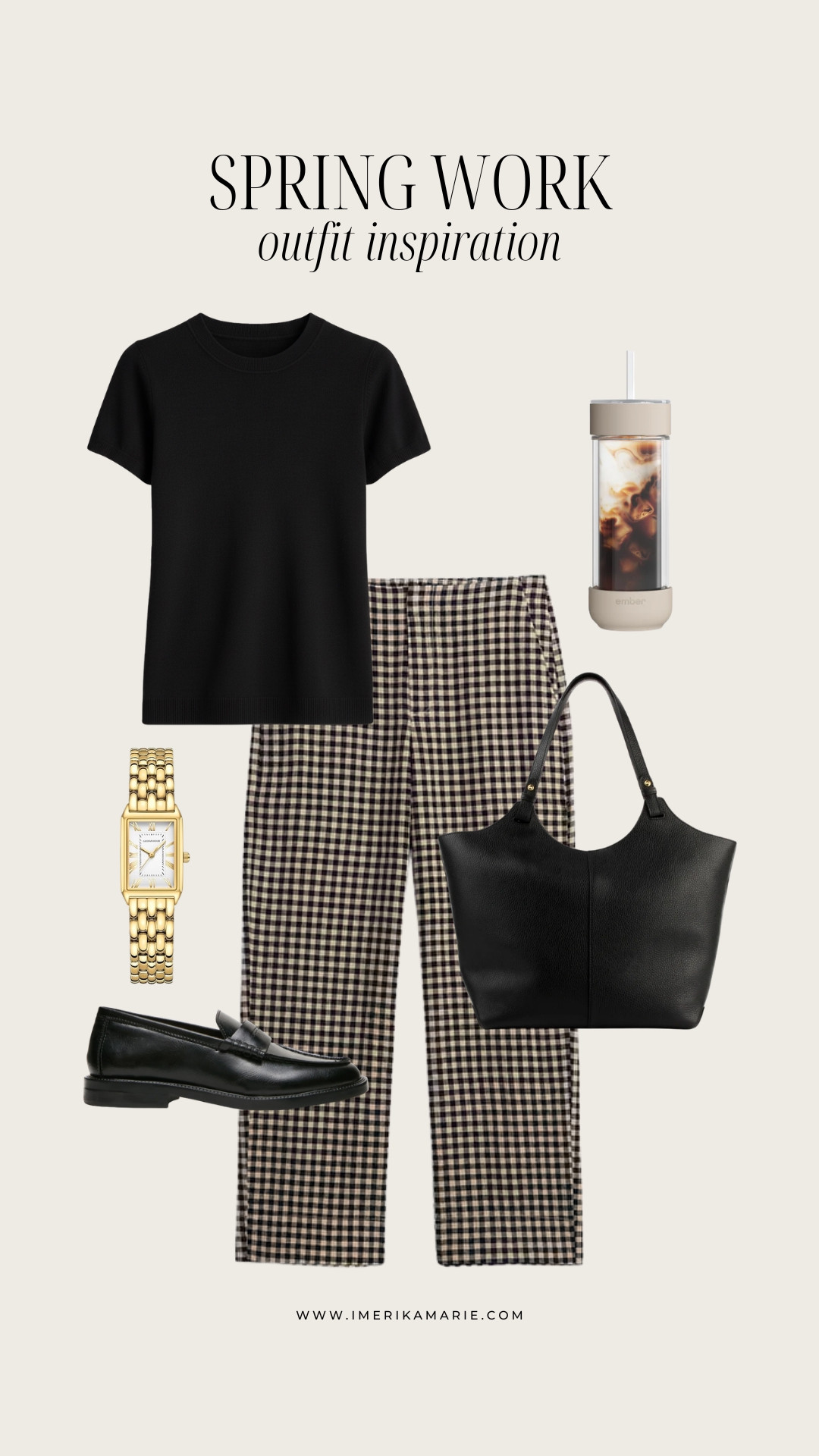 Spring Work Outfit

black sweater top, gingham pants, and loafers 

 

#LTKootd #LTKSeasonal #LTKWorkwear