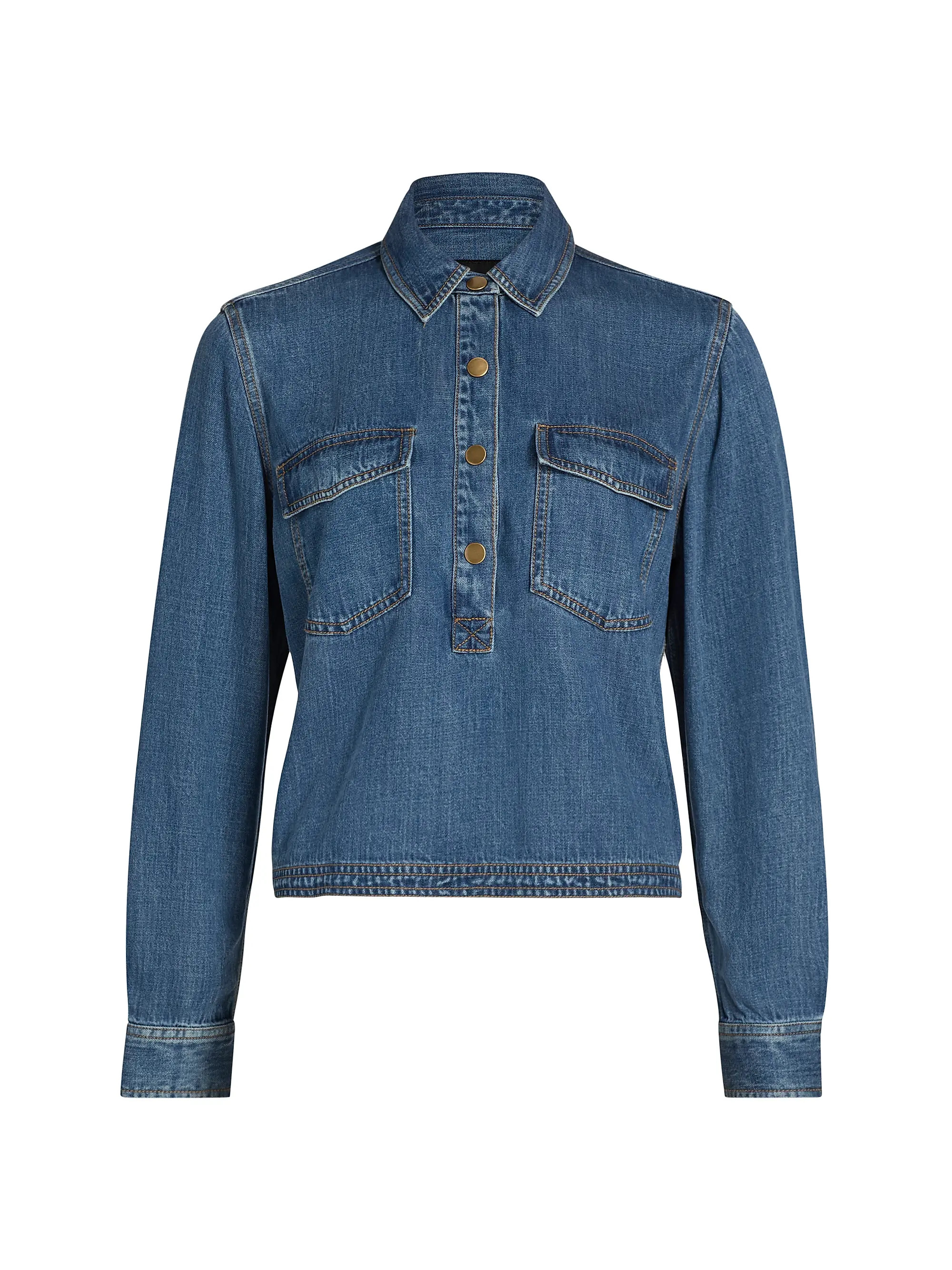 Ports Denim Top | Saks Fifth Avenue