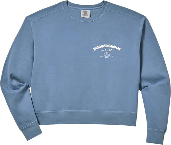 Womens East Coast Summer Comfort Colors Crop Sweatshirt | Amazon (US)