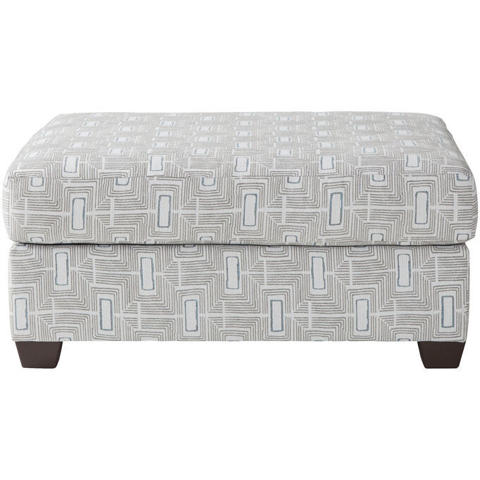 Asta Smoke Accent Ottoman | Slumberland Furniture