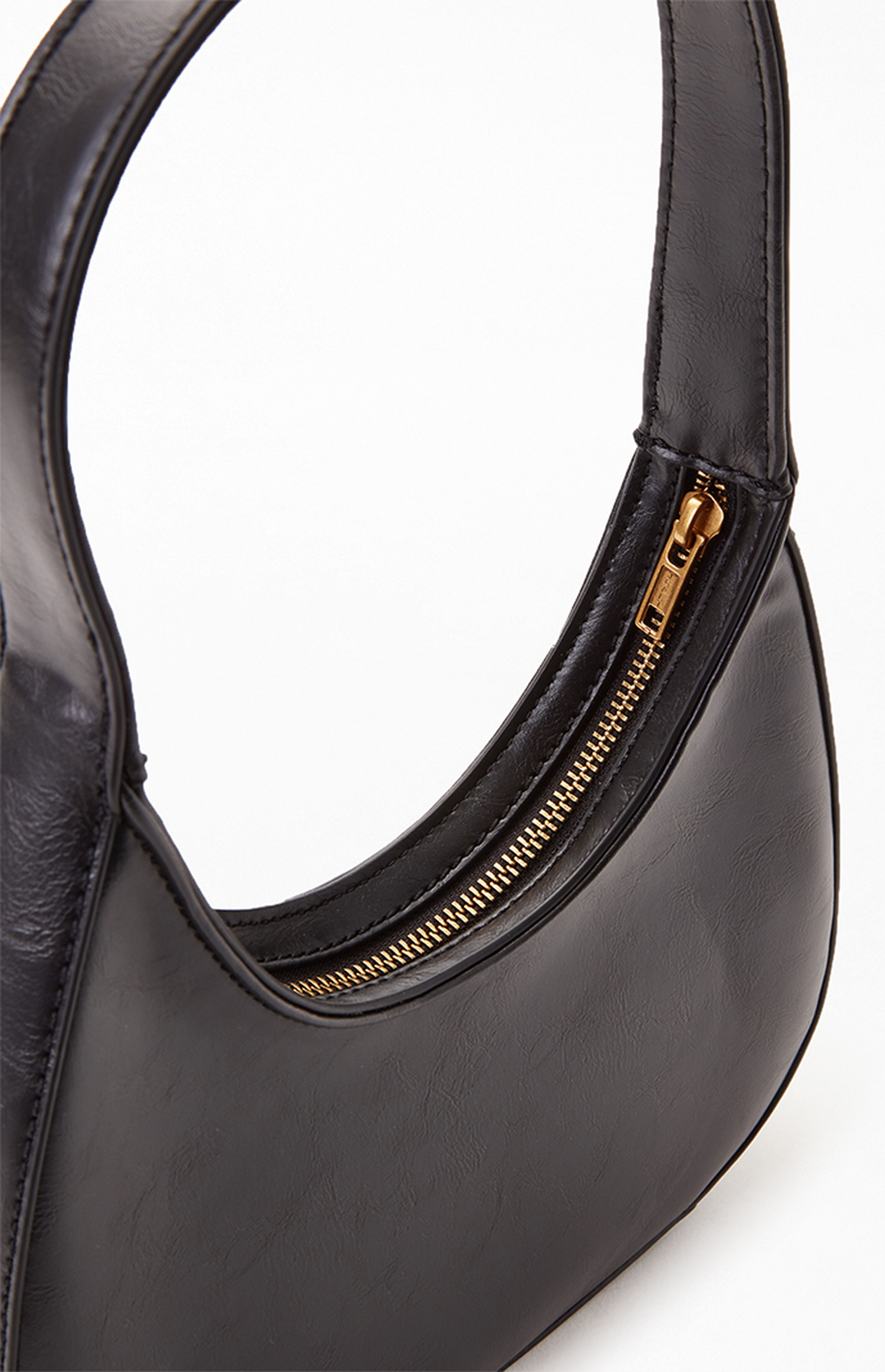 John Galt Black Faux Leather Purse | PacSun | PacSun