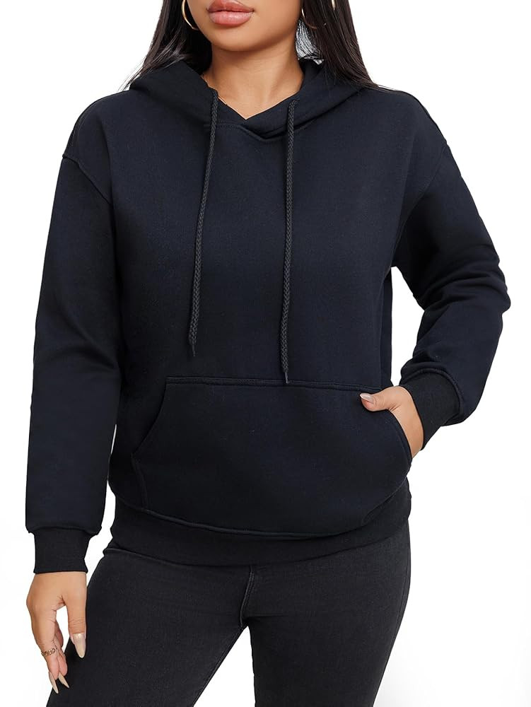 Womens Oversized Comfort Hoodie Soft Cotton Lounge Wear Boyfriend Hoodie | Amazon (US)