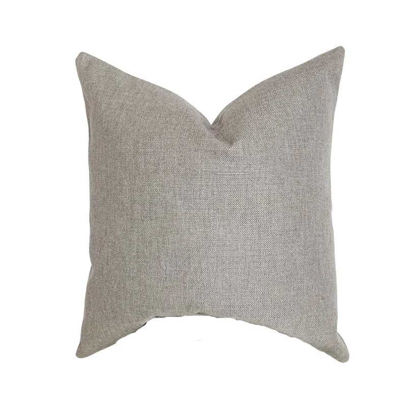 Dune |  Woven Beige Outdoor Pillow Cover | Linen & James