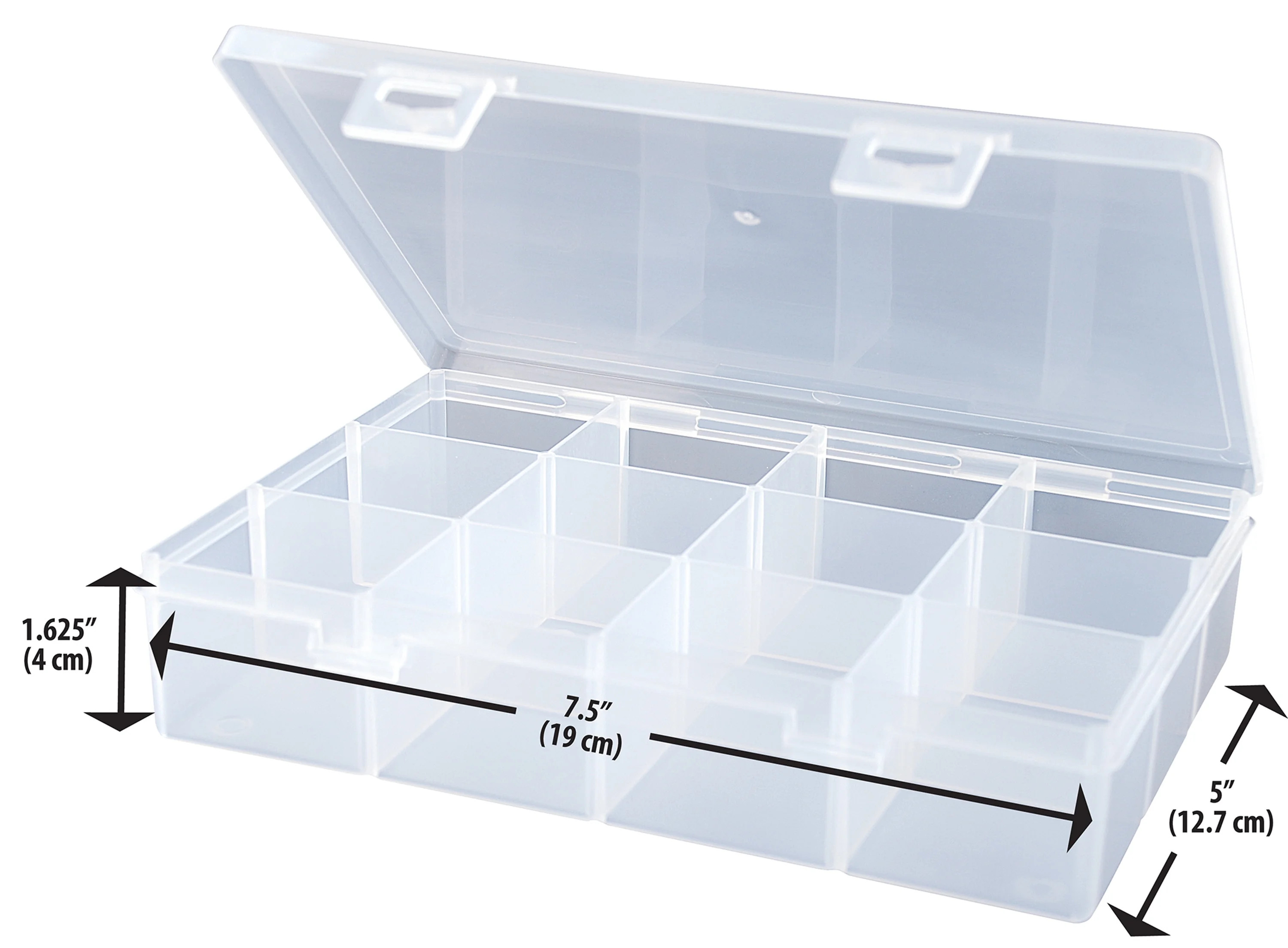 The Beadery Clear 12 Compartment Box, Plastic Material, Ages 3+ | Walmart (US)