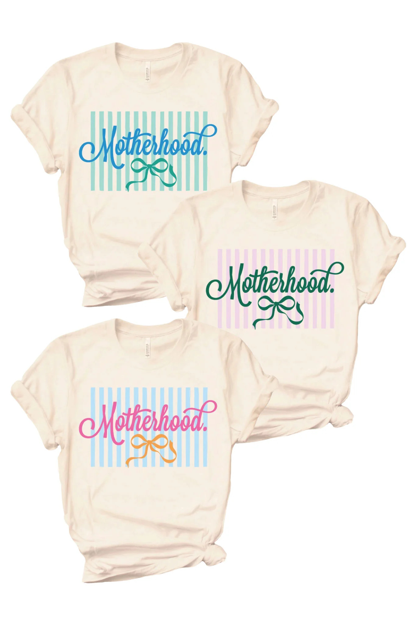 Motherhood In Color Graphic Tee | Ivory | Caden Lane