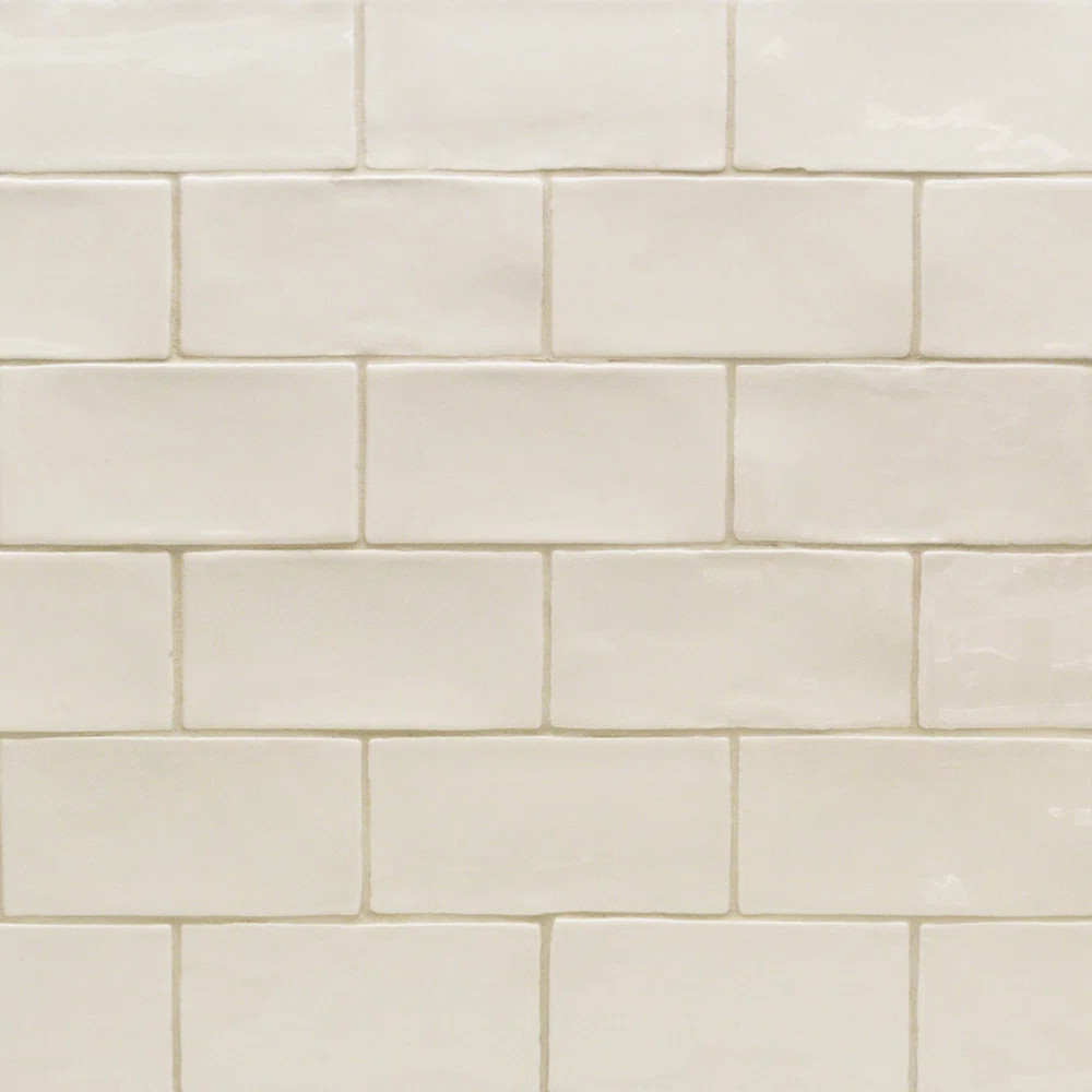 Barcelona 3x6 Blanco Polished Ceramic Subway Wall Tile (5.38 Sq. Ft. / Case) | Wayfair North America