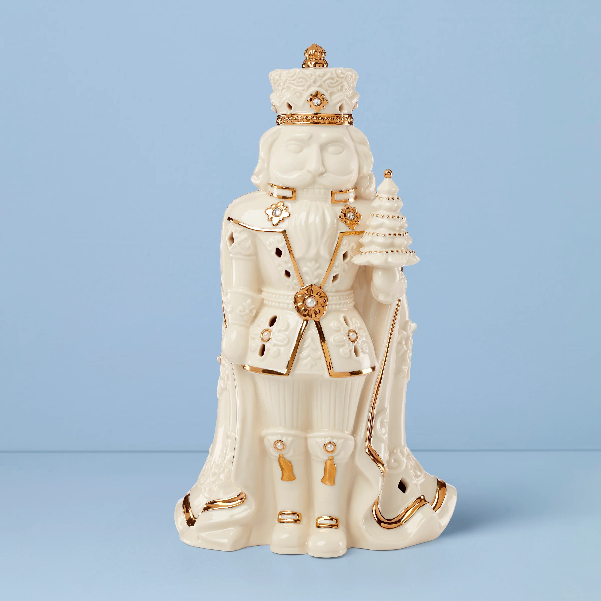 Florentine & Pearl Lit Nutcracker Figurine | Lenox