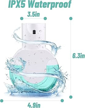 Dispensador automático de sabão, dispensador de sabonete líquido recarregável por USB, 420 ml... | Amazon (BR)