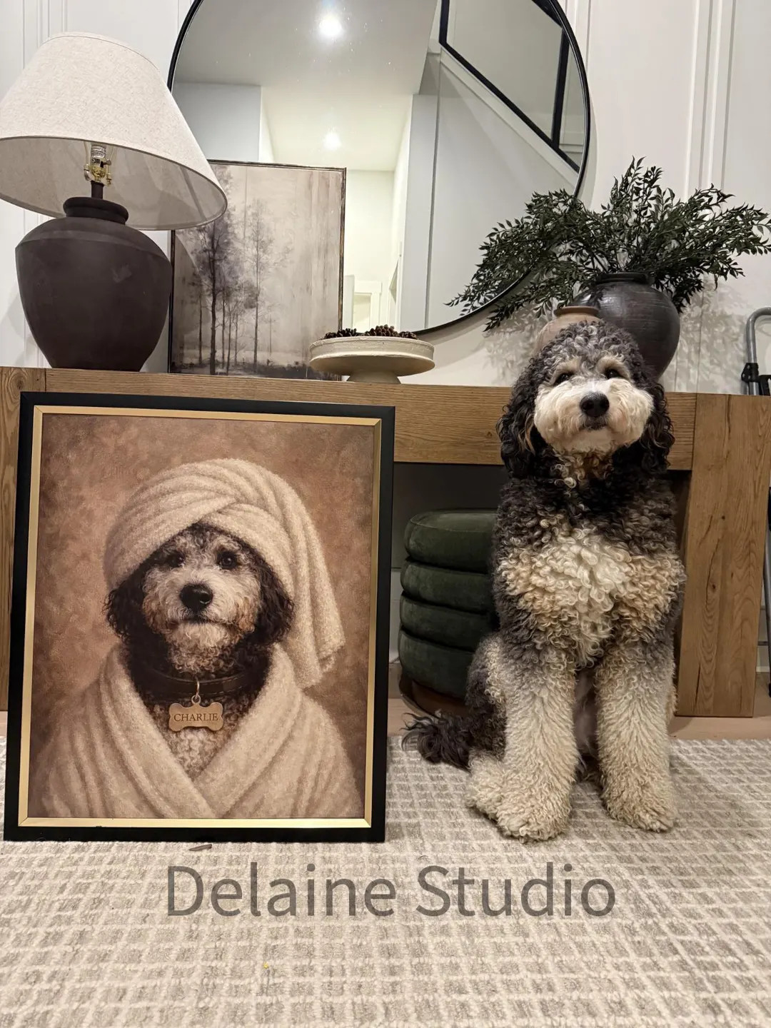 Personalized Pet Portrait | Fun Bathroom Art | Etsy (US)
