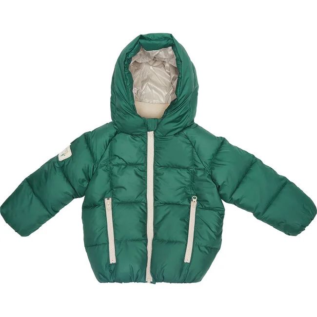 Puffer Jacket, Green | Maisonette