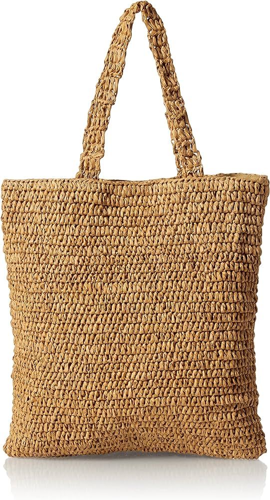 The Drop Women's Ealga Flat Handle Straw Tote | Amazon (US)