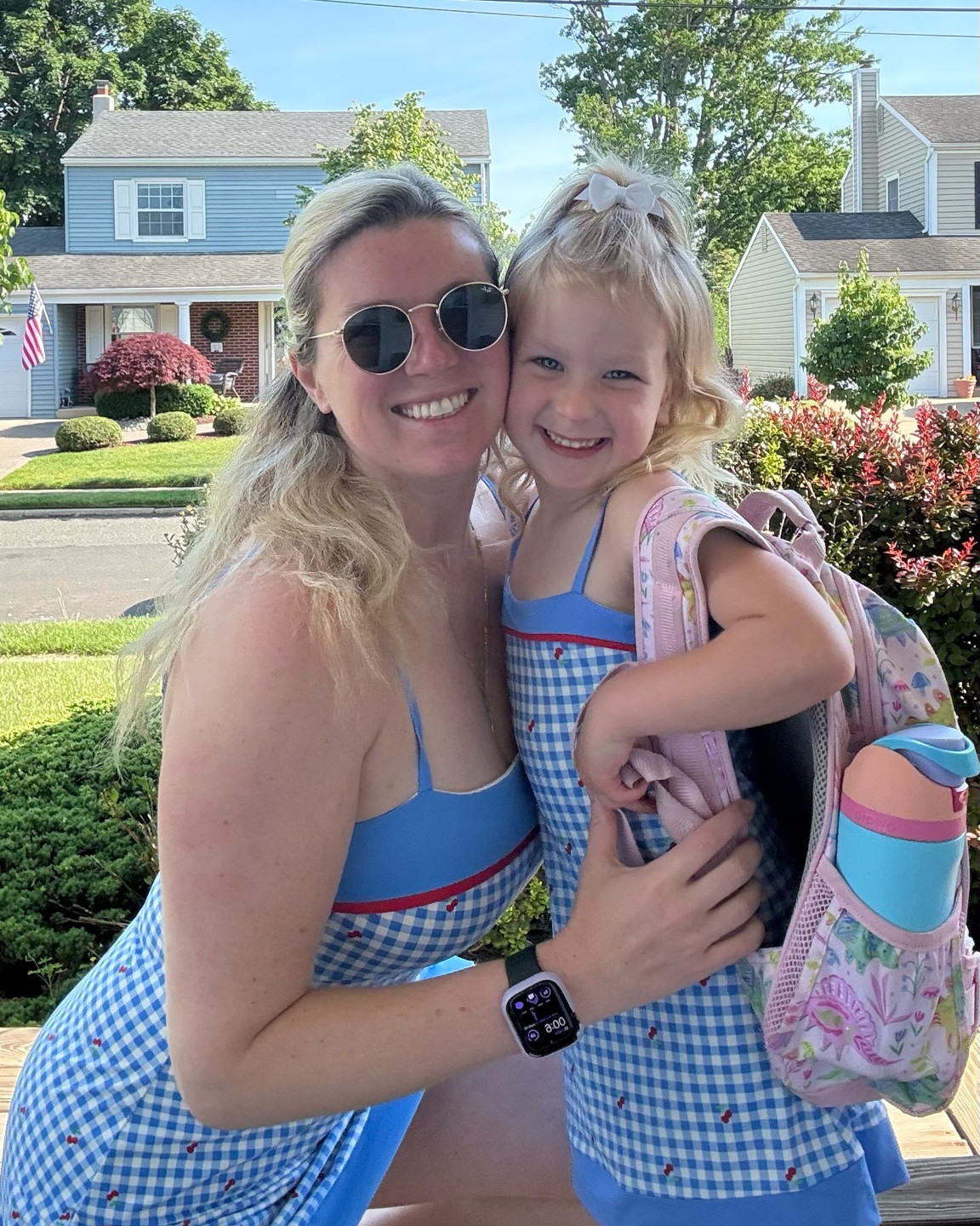 Perfect @Target matching dresses with my mini ❤️💙  

They have different patterns and color combinations. This red white and blue cherry print felt perfect for MDW coming up and a heat wave this week ☀️

#LTKmomlife #LTKootd #LTKKids