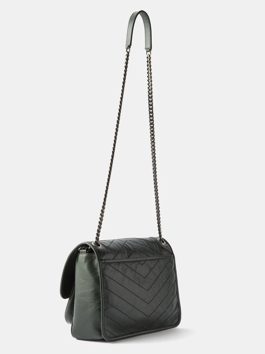 Niki medium crinkled-leather shoulder bag | Matches (UK)