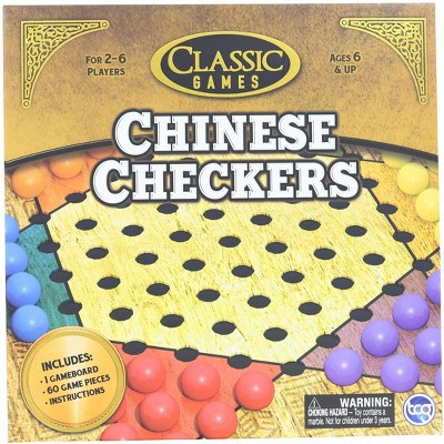 The Canadian Group Classic Games Wood Chinese Checkers Set | Board & 60 Game Pieces | Target