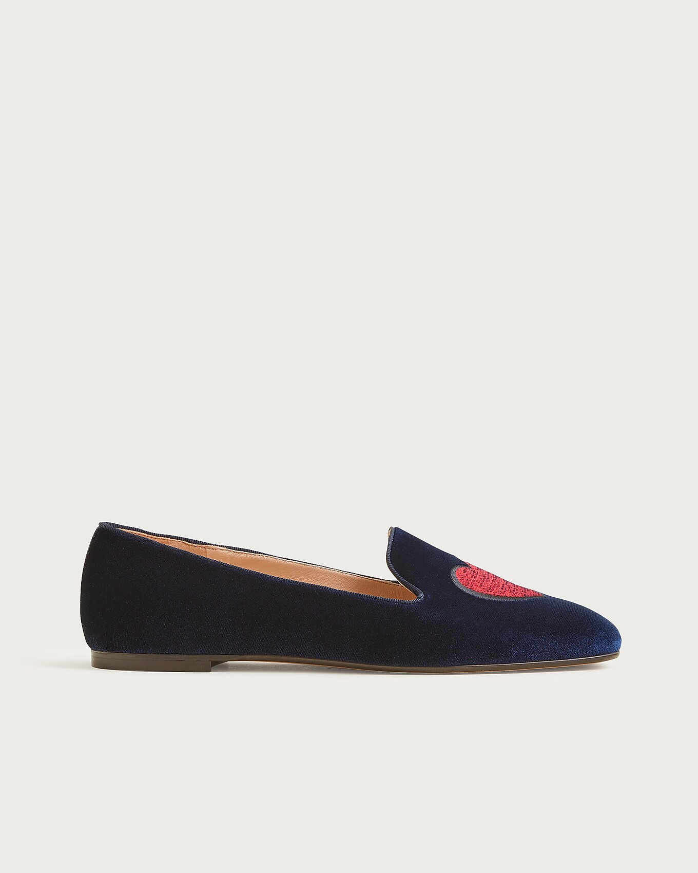 Made-in-Italy smoking slippers in embroidered velvet | J. Crew US