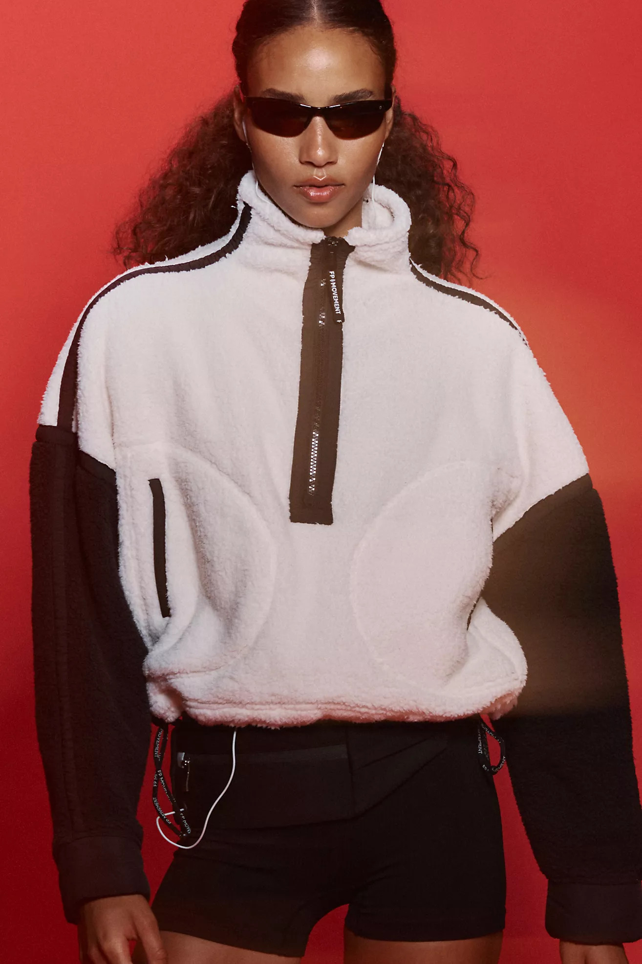 Mountain High Logo Half Zip Fleece | Free People (Global - UK&FR Excluded)