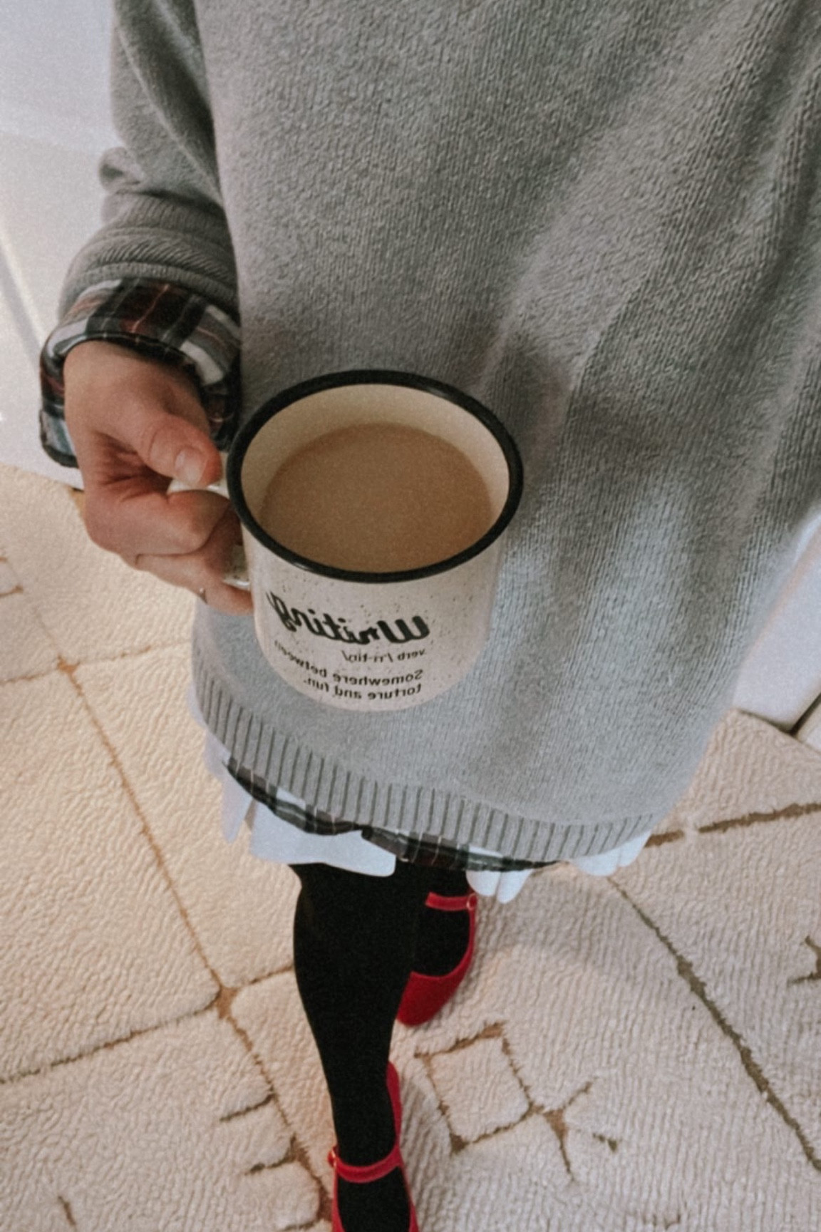 Cozy cute wfh fit for the holiday week ❤️

Oversized sweater, tennis skirt, elevated casual, ootd, skort, aerie, Hollister, affordable 

#LTKHoliday #LTKfindsunder100