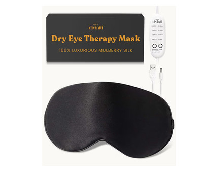 Diviniti Heated Mulberry Silk Rechargeable Eye Mask Migranes, Dry Eye Black | eBay US