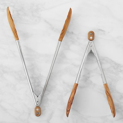 Williams Sonoma Tongs, Olivewood, Set of 2 | Williams-Sonoma