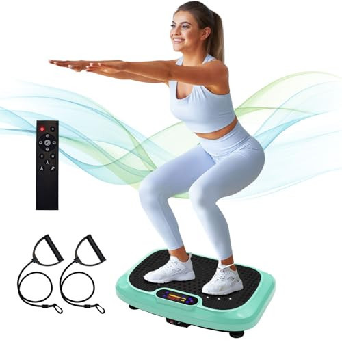 HOTWAVE Vibration Plate Exercise Machine, Power Vibrate Fitness Platform for Lymphatic Drainage,Weight Loss Shaping Toning &Relaxing Muscles at Home Gym | Amazon (US)