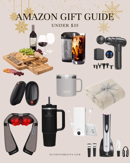 Amazon gift guide! Everything here is under $35!

Wine opener, cheese board, wood tray, iced coffee, massage gun, hand warmer, coffee mug, insulated tumbler, cozy blanket, heated neck massager, portable chargers gift guide, gifts for her, gifts for him, gifts under $50

#LTKHoliday #LTKfindsunder50 #LTKGiftGuide