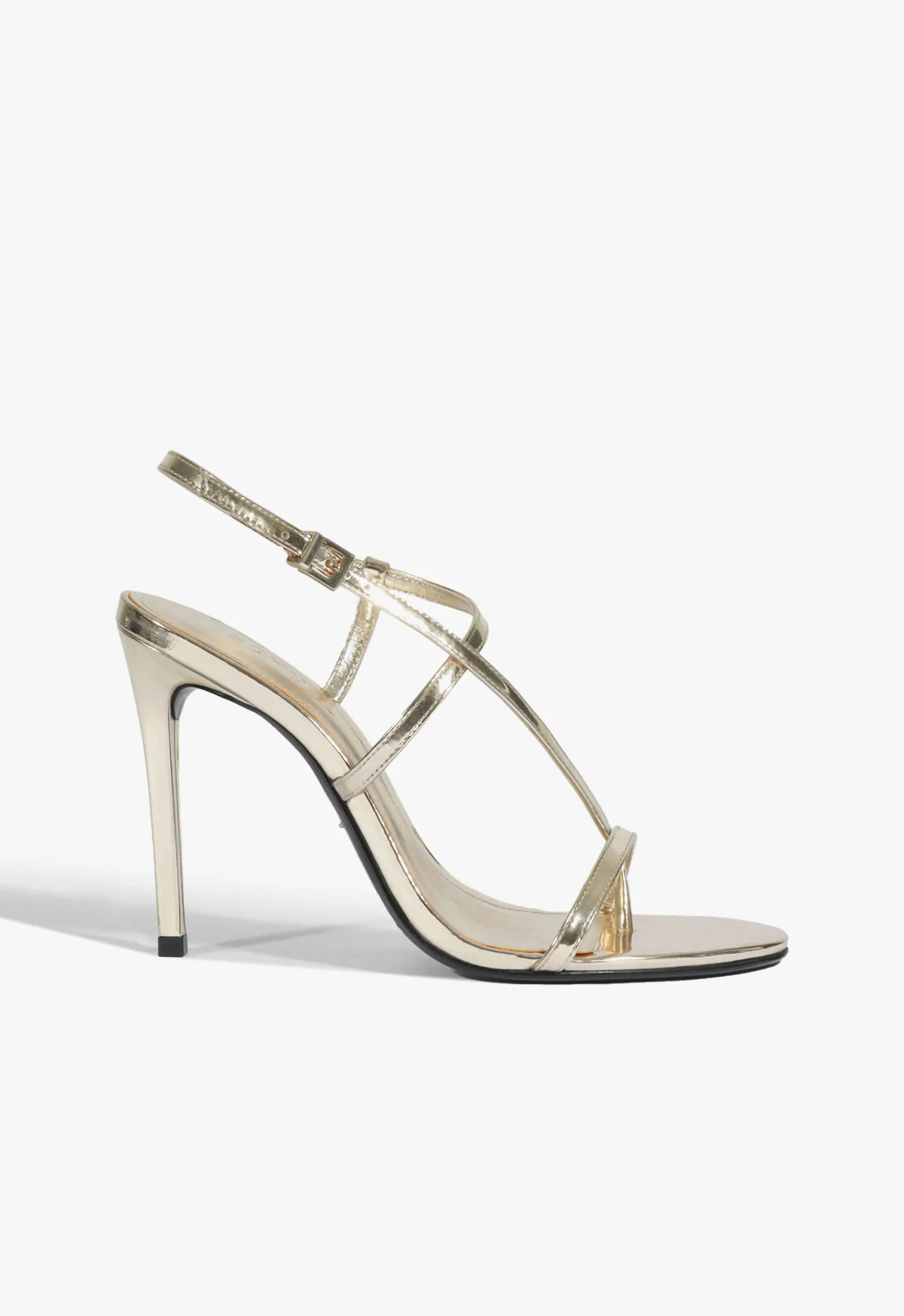 Azure Gold High Stiletto Heel Sandal | Schutz (US)