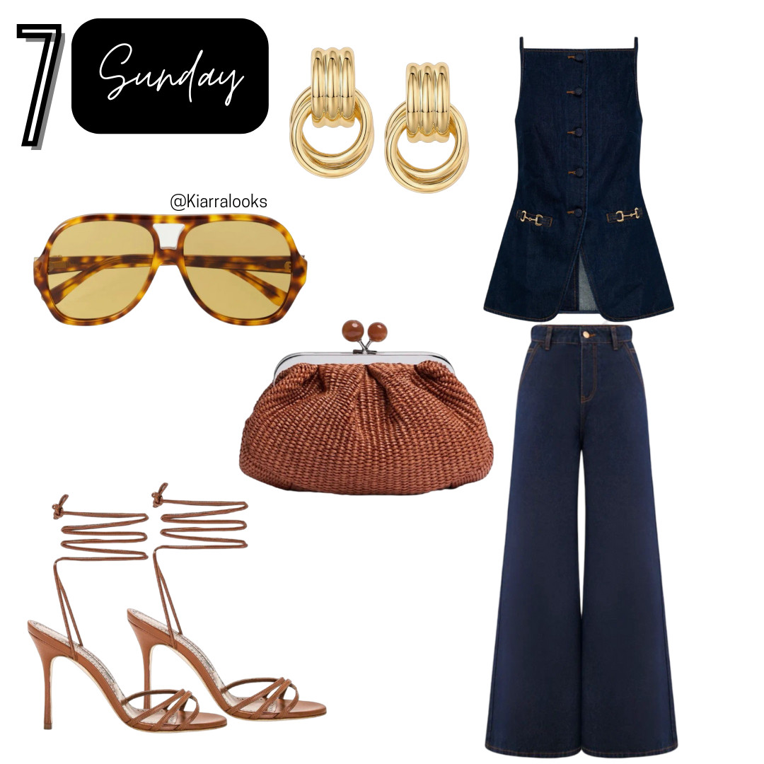 Vacation Outfit
#denim #canadiantuxedo 

 #LTKWatchNow #LTKStyleTip #LTKItBag