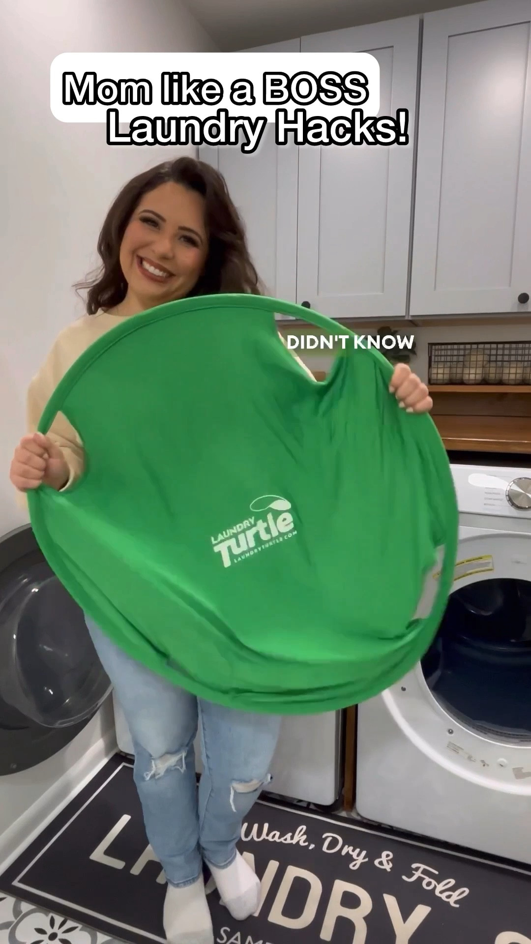 If you’re tired of socks falling everywhere or having to climb halfway into the dryer to grab that one last shirt, keep reading ⬇️ and comment “EASY” for the link 🐢 

✨ Why I love the Laundry Turtle:
• Makes laundry transfer SO much easier — no more clothes on the floor
• Perfect for shorter arms & smaller body types (hi, me 🙋🏻‍♀️)
• Smart design — fits perfectly in our full-size dryer and scoops everything up in one spin
• Super durable — we’ve used it multiple times a week for over a year and it still looks great
fix.

💡 Pro tips that make it even better:
• Store it flat against the dryer instead of rolling it — a simple Command Hook on the side keeps it easy to grab
• To collect clothes, spin the dryer drum while the Laundry Turtle is inside (press one of the spokes) — the clothes literally fall right in. Way easier than trying to scoop everything manually

Honestly, this is one of those little things that fixes a frustrating part of your routine. If you’re a tired parent, a smaller person, or someone who drops half the laundry every time 🙃 — this is for you.

Highly recommend.

👉 Comment “easy” for the links

#MomHack #LaundryHack #LaundryRoomFinds #HomeOrganization #BusyMomLife LifeSimplified HouseholdHacks AmazonFinds MomLikeABoss