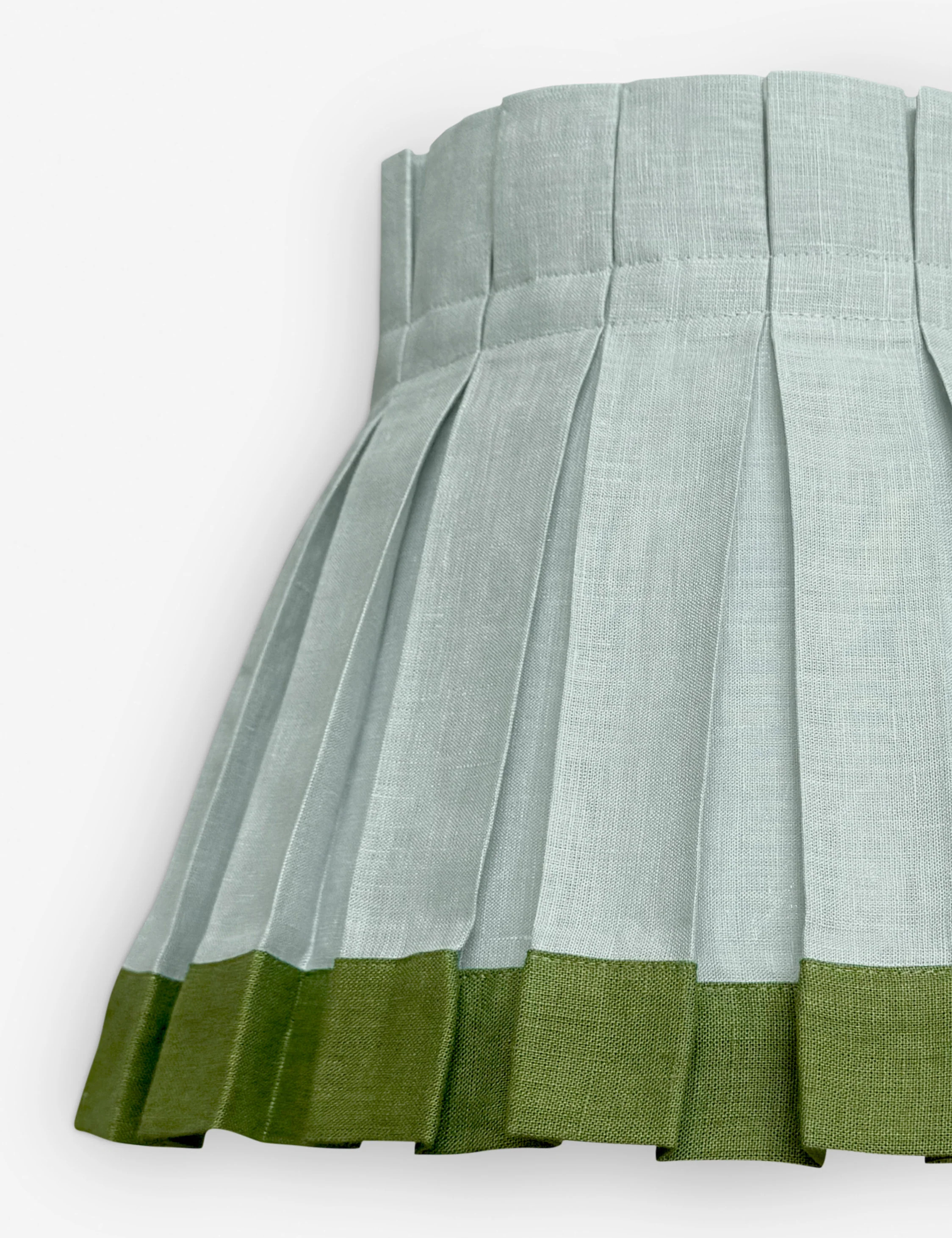 Color Block Classic Box Pleat Lampshade by Cielle Home | Lulu and Georgia 
