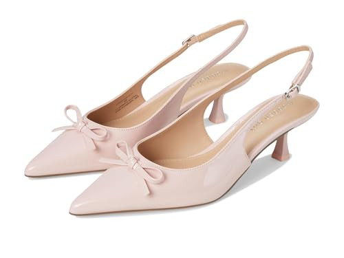 Madden Girl Women's Vogue Sling-Back Kitten Heel Pump, Rose Patent, 10 | Amazon (US)