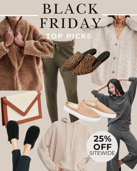 25% off sitewide!  All of the best selling styles in lounge wear, fall shoes, cozy fall sweaters, shearling everything, and the greatest gifts for her!

#salealert #blackfriday #falloutfits #thanksgivingoutfits #fallsweaters #fallshoes 

#LTKGiftGuide #LTKHoliday #LTKCyberWeek