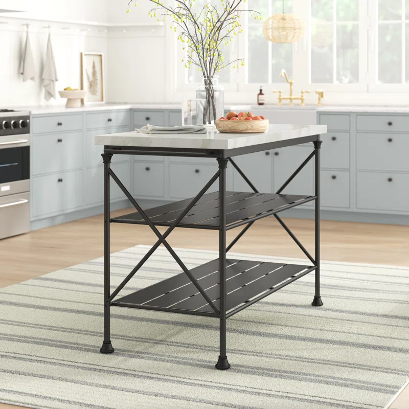 Amelia 53.25'' Wide Kitchen Island | Wayfair North America