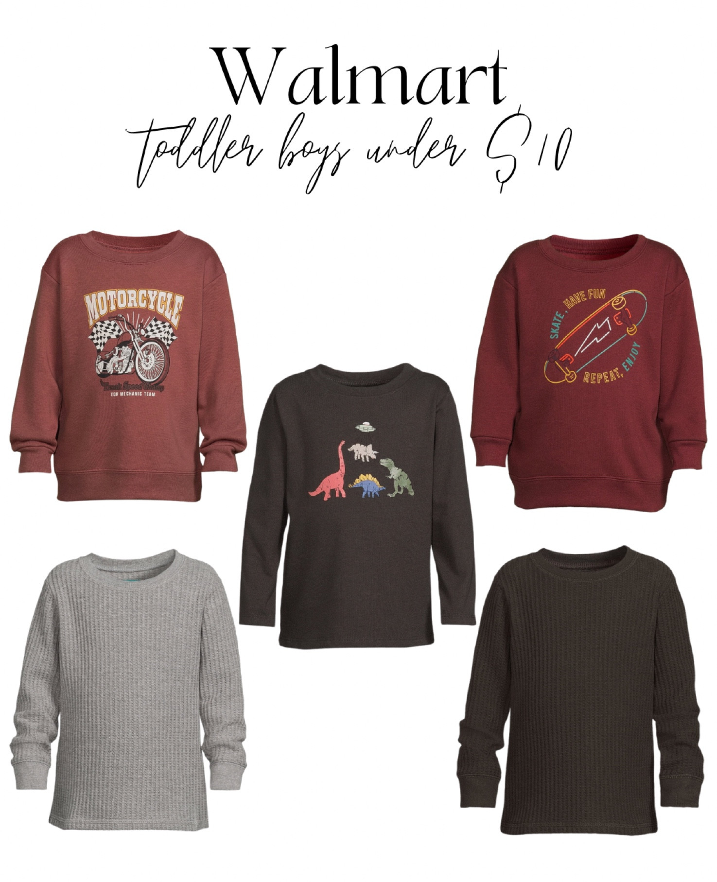 Finding clothes for little boys can be tough, but I LOVE Walmart’s Garanimals right now. These are some of my favorite fall picks for my baby boy! All under $10. 

#LTKfamily #LTKkids #LTKbaby