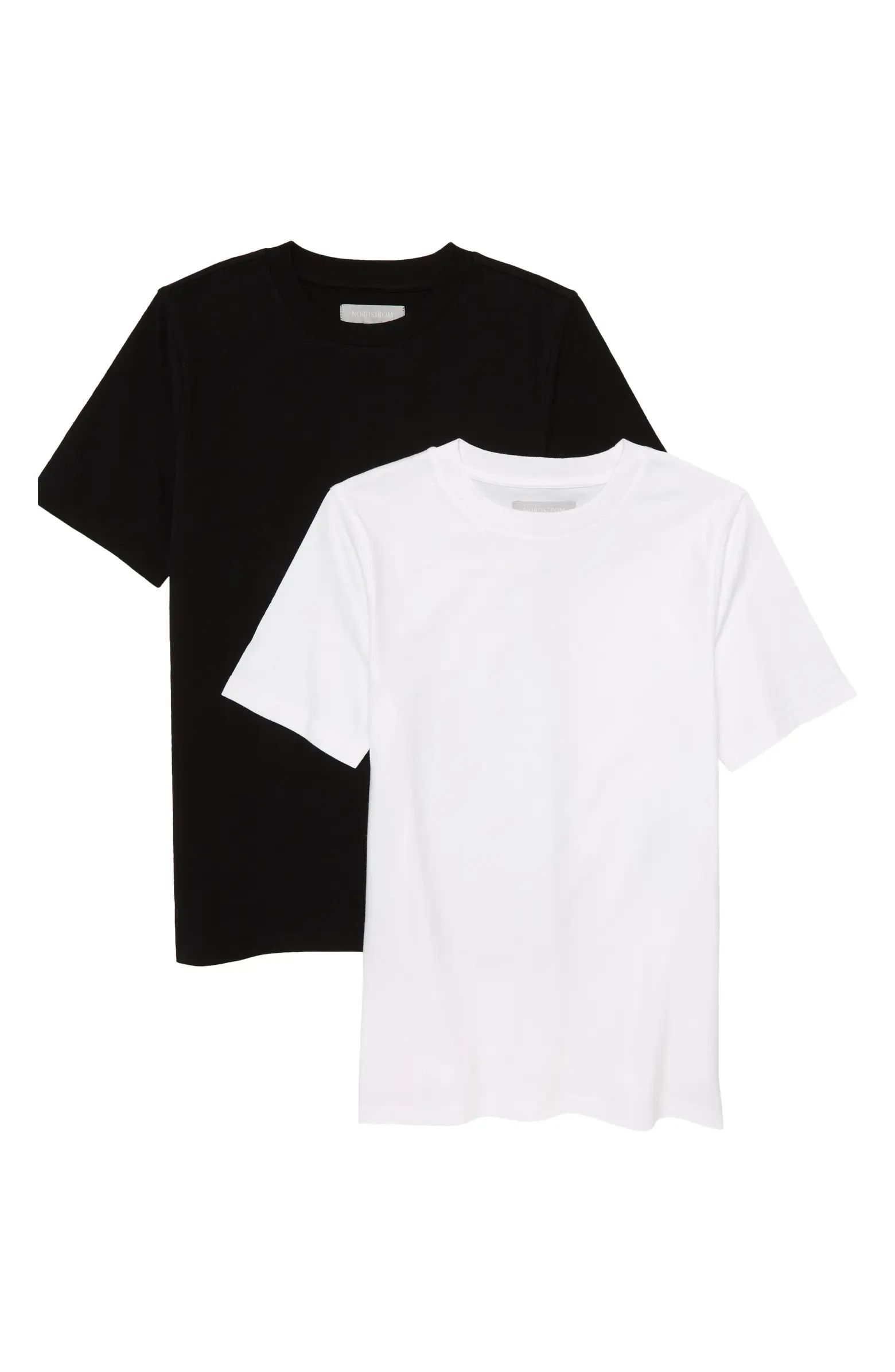 Nordstrom Kids' 2-Pack Core Organic Cotton T-Shirts | Nordstrom | Nordstrom